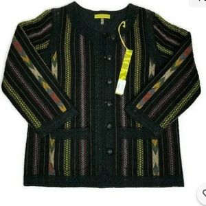Jack Rogers Navajo Quilted Tapestry Jacket Wool